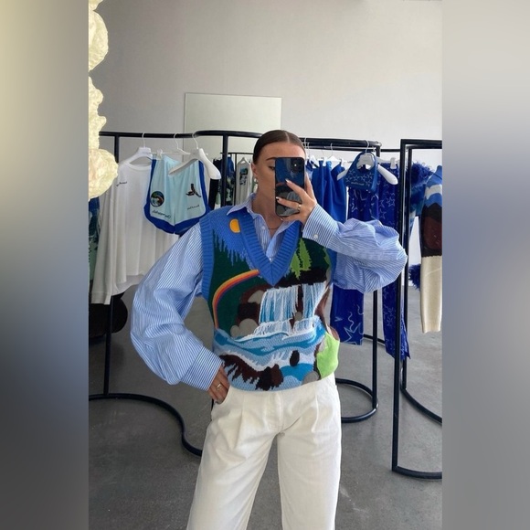 House of sunny chasing waterfalls sweater vest - Picture 4 of 11